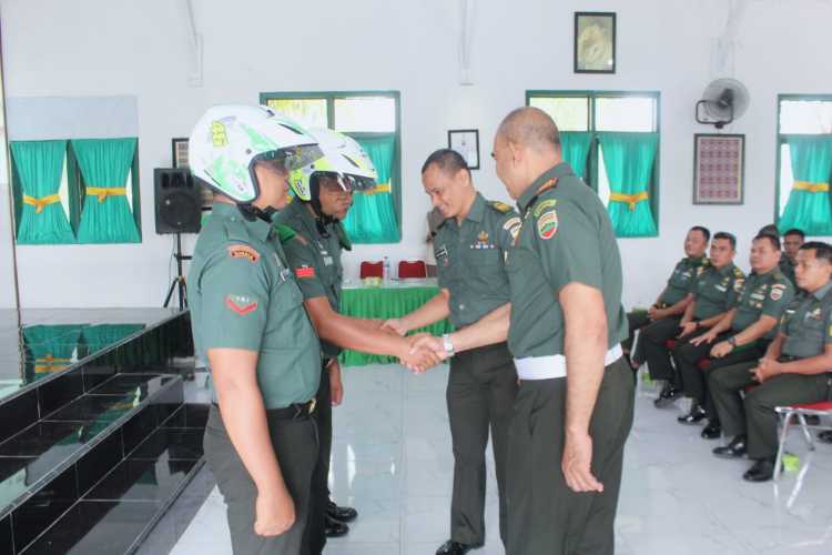 Prajurit Kodim 0314/Inhil Dan kodim 0302/Inhu Terima Sosialisasi Dari Subdenpom 1/3-2 Tembilahan