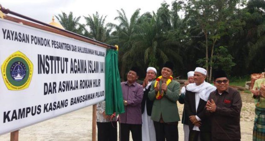 Wabup Rohil Resmikan Kampus II Institut Agama Islam Dar Aswaja Di Pujud