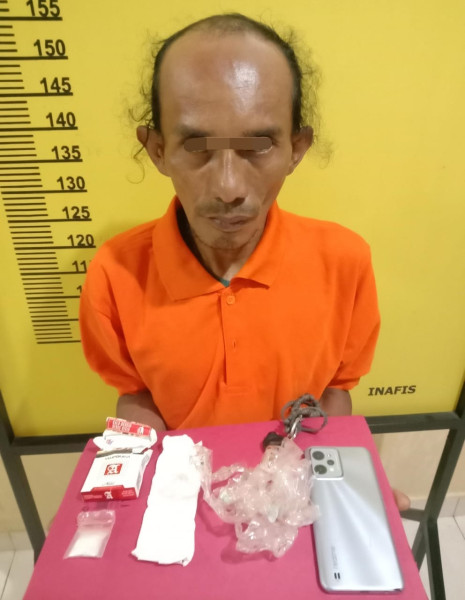 Miliki Sabu, Mencret Ditangkap Polsek Pasir Penyu