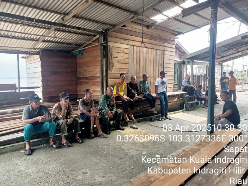 Babinsa Koramil 04/Kuindra Himbau Masyarakat Jaga Toleransi dan Kerukunan