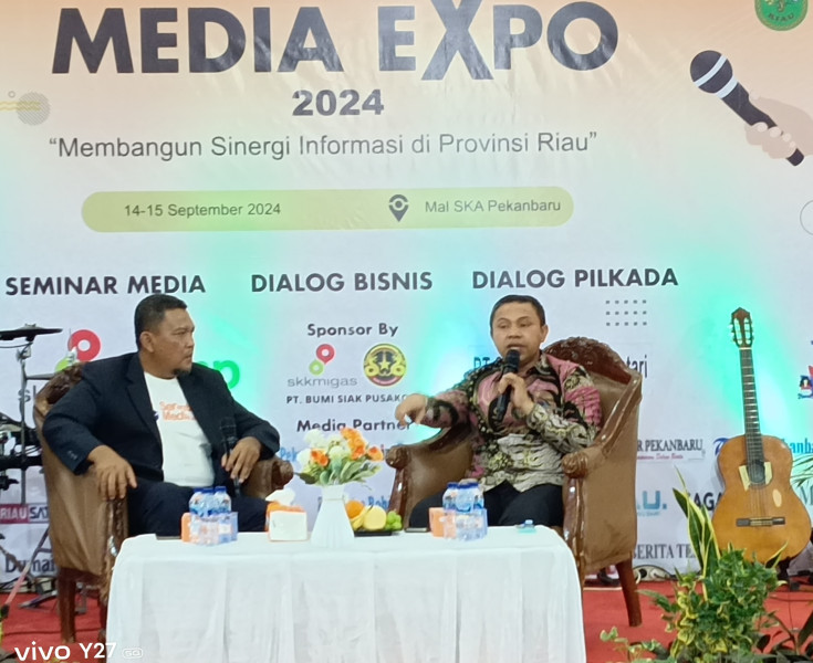 Tampil Realistis di Media Ekspo 2024, dan Menjawab Pertanyaan Tanpa Basa-basi yang Basi, Abdul Wahid Tetap Smart