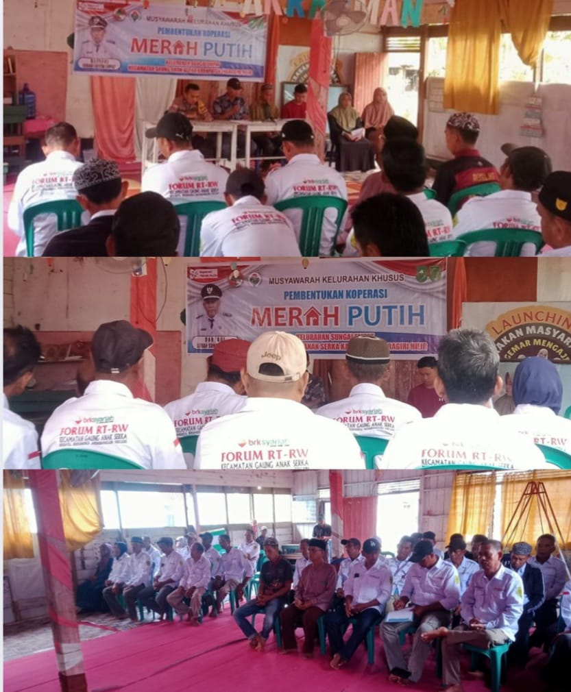 Wujudkan Ekonomi Mandiri, Kelurahan Sungai Empat Resmi Bentuk Koperasi Merah Putih