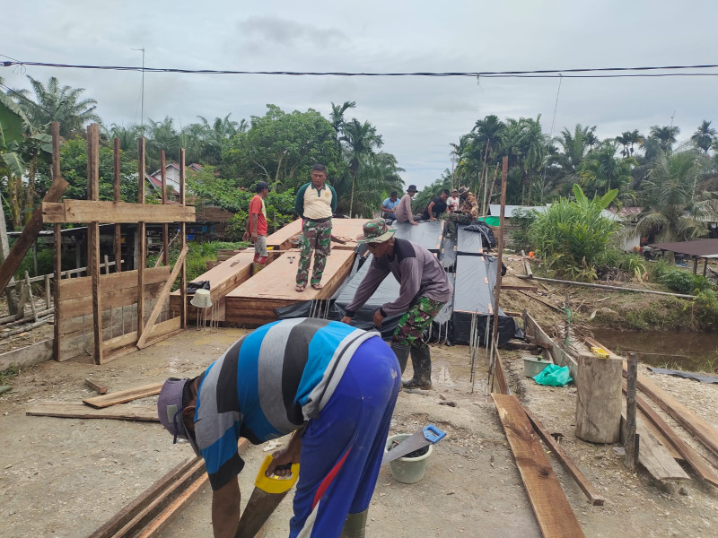 Danramil 09/Kemuning Laksanakan Kegiatan Pra TMMD Bersama Masyarakat