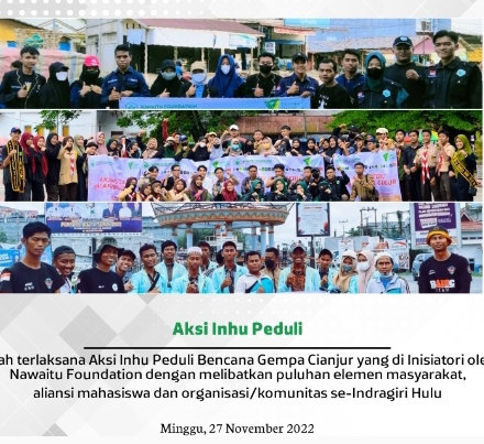 FORKO Inhu Kembali Melakukan Aksi Inhu Peduli Bencana Gempa Cianjur