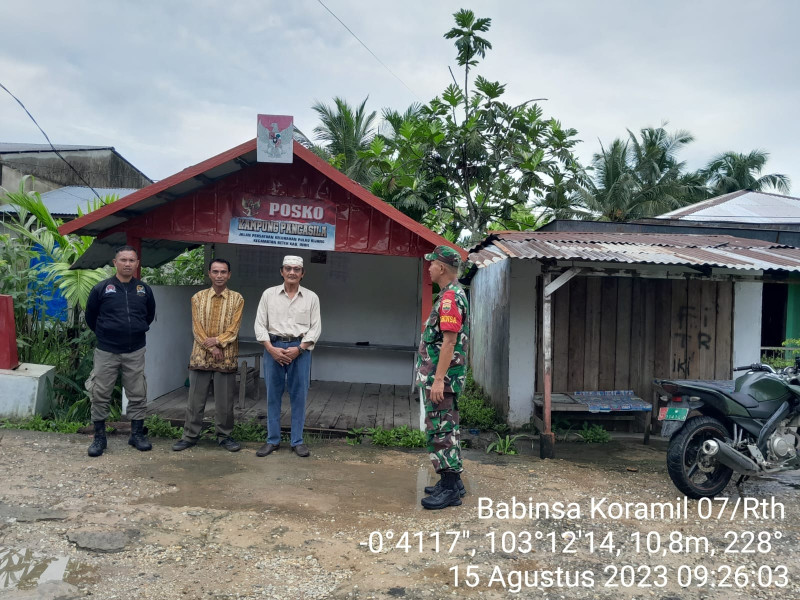 Koramil 07/Reteh Harapkan Untuk Terus Menjalin Hubungan Silaturahmi Antar Sesama