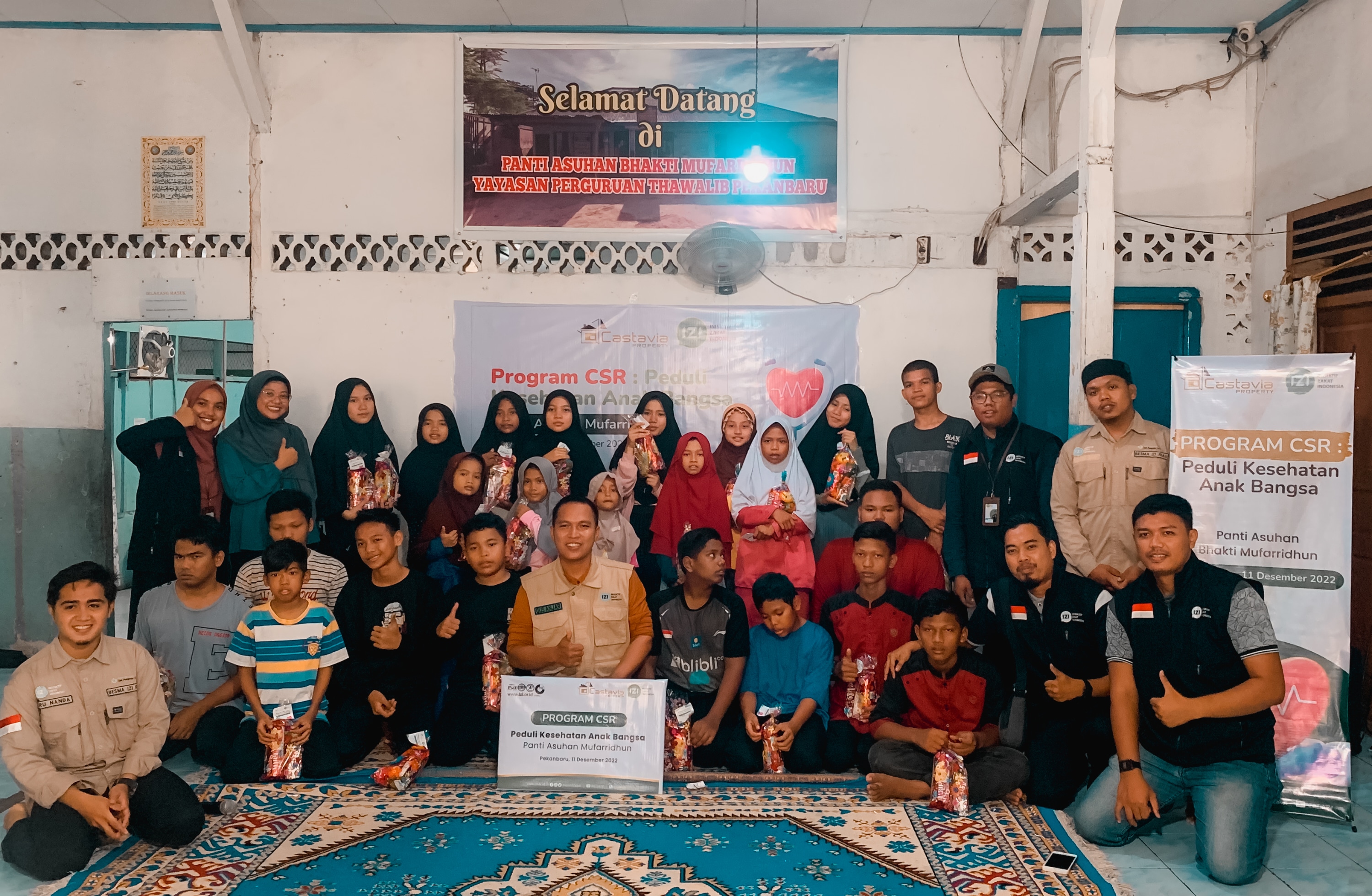 Peduli Kesehatan Anak Bangsa, Castavia Property Gandeng IZI Riau Gelar Cek Kesehatan Anak di Panti Asuhan Bhakti Mufarridhun