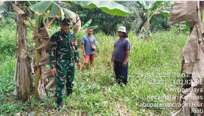 Koptu Jalaluddin, Babinsa Koramil 03/TPL, Gencar Patroli Tapal Batas: Pastikan Wilayah Kempas Jaya Bebas Api dan Asap Koptu Jalaluddin, Babinsa Koramil 03/TPL, Gencar Patroli Tapal Batas: Pastikan Wilayah Kempas Jaya Bebas Api dan Asap