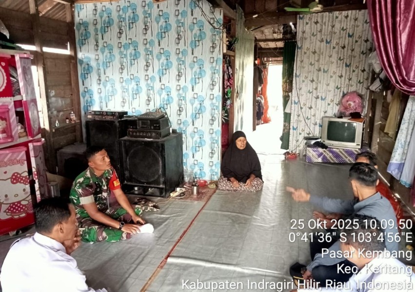 Babinsa Koramil 09/Kmg Berperan Aktif dalam Pengawasan Sumber Daya Manusia