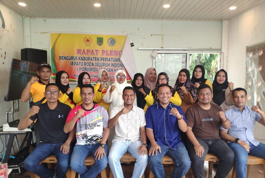 KONI Rohil Buka Rapat Pleno Persatuan Olahraga Sepatu Roda Seluruh Indonesia Rokan Hilir, Ketua Baru Harus Targetkan Emas di Porprov Riau