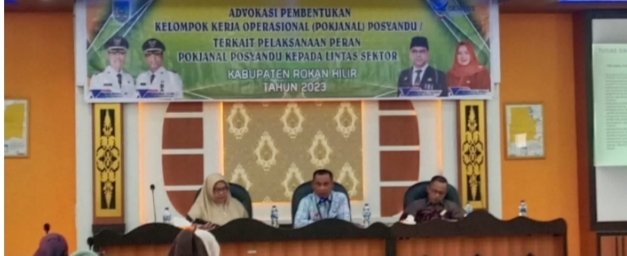 Sekda Kabupaten Rohil Adakan Rapat Advokasi Pembentukan Pokjanal Posyandu