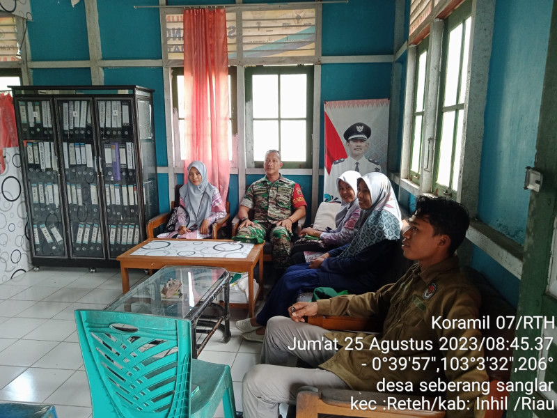 Koramil 07/Reteh Terus Menghimbau Warga Untuk Hindari Narkoba dan Judi Online