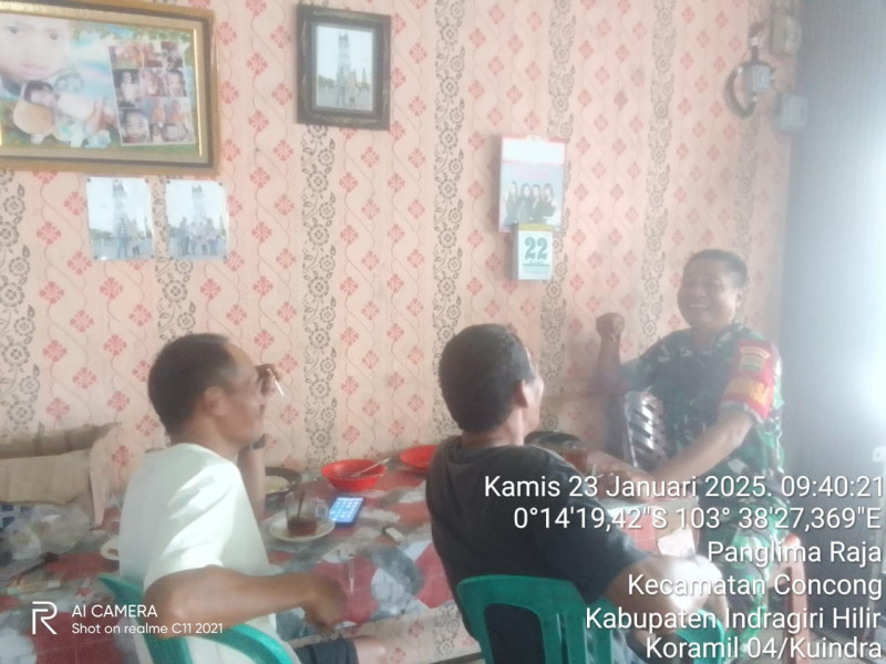 Concong Bersatu: Babinsa dan Masyarakat Jalin Kerjasama