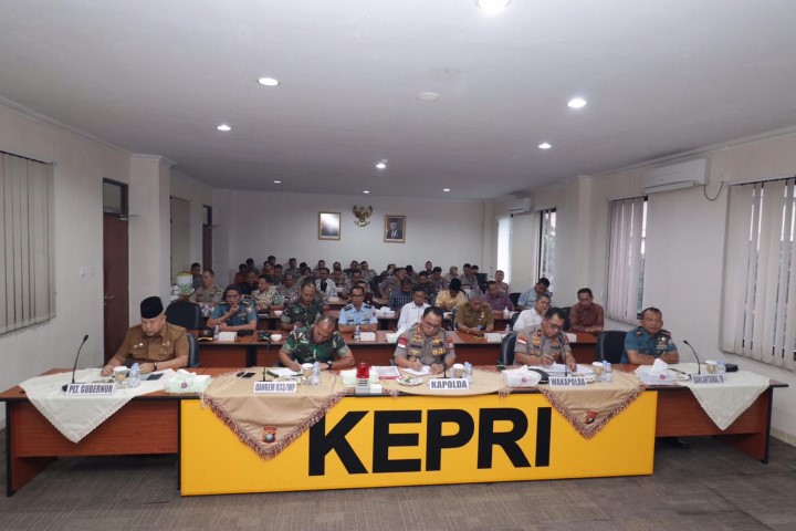 Polda Kepri Gelar Rapat Koordinasi Lintas Sektoral Kesiapan Pengamanan Natal Dan Tahun Baru