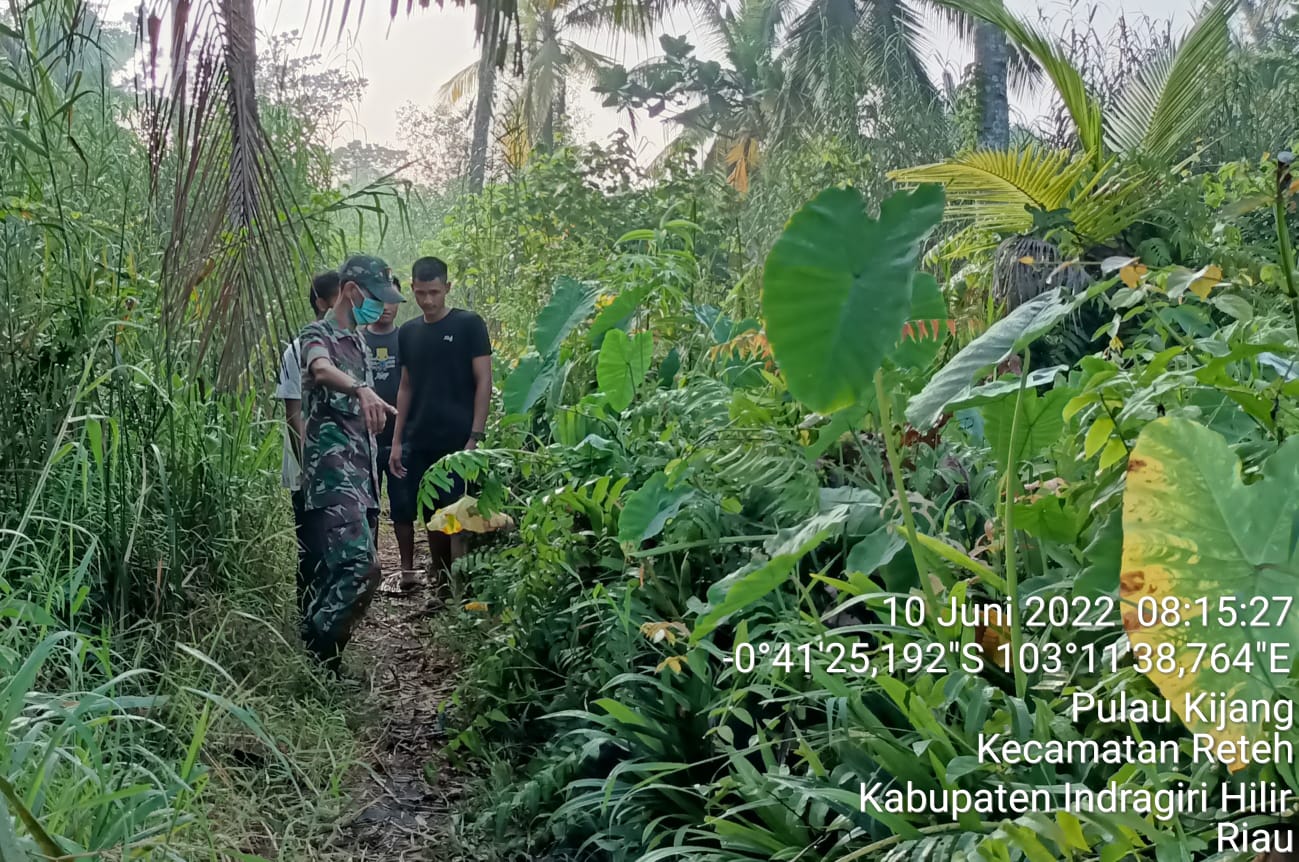 Cegah Kebakaran, Praka Bobi Ariyanto Tetap Laksanakan Patroli Bekas dan Sosialisasi Karlahut