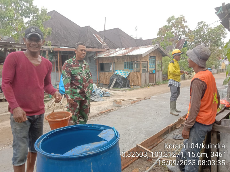 Babinsa Koramil 04/Kuindra Himbau Untuk Selalu Jaga Persatuan dan Kesatuan Bangsa