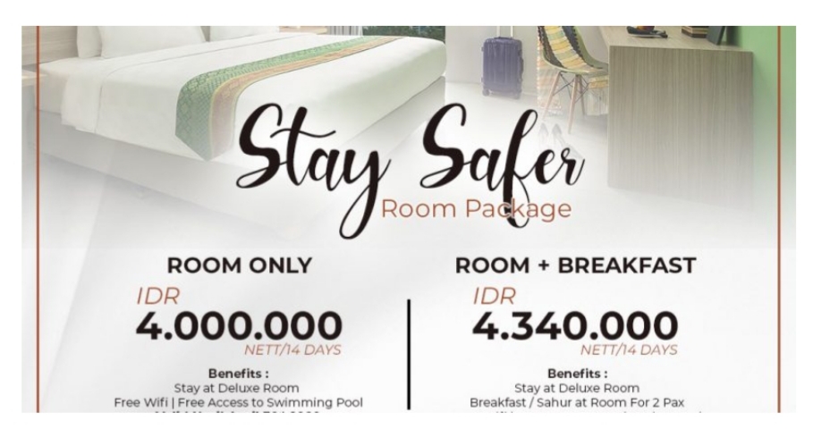 Wow...! Pesonna Hotel Pekanbaru Tawarkan Promo ‘Stay Safer Room Package’