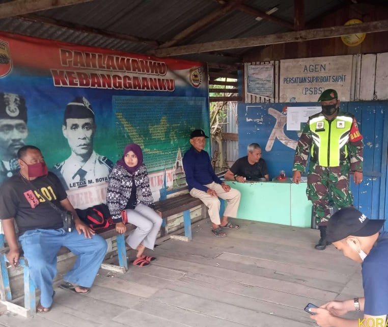 Serda Ilyas Ingatkan Warga untuk Tetap Jaga Jarak di Sapat