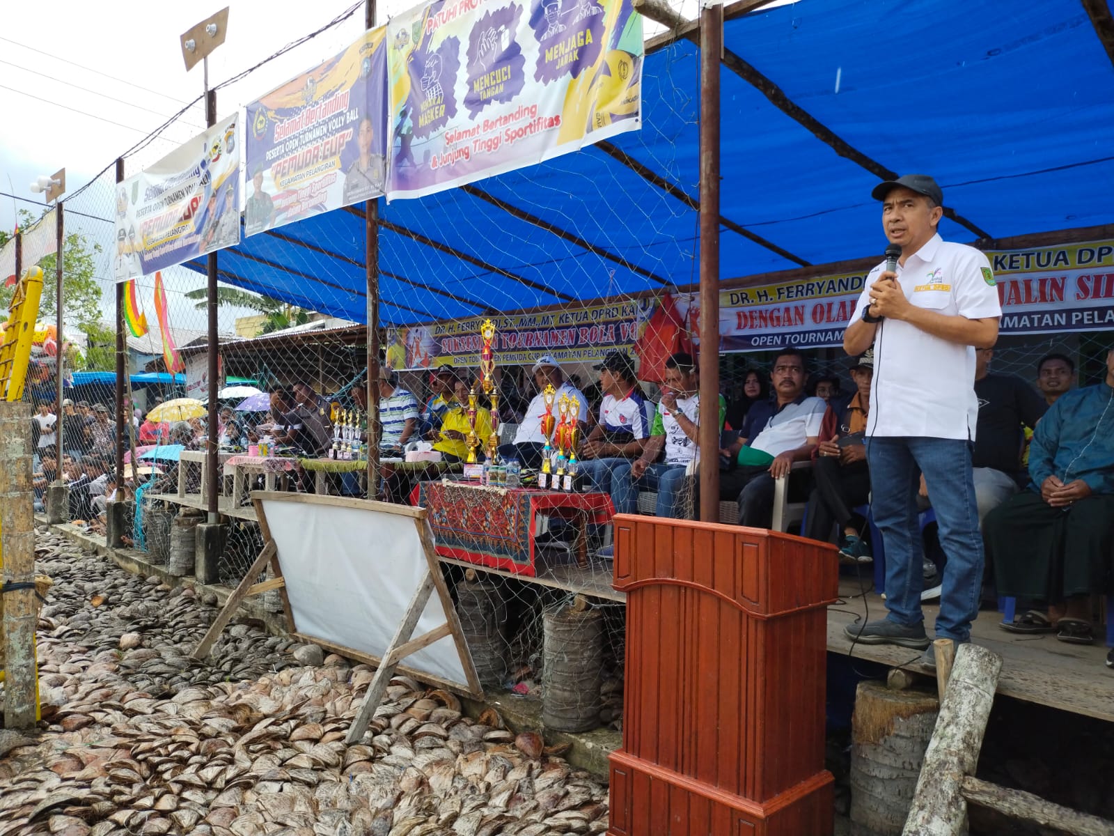 Ferryandi Tutup Open Turnamen Pemuda Cup Teluk Bunian Pelangiran