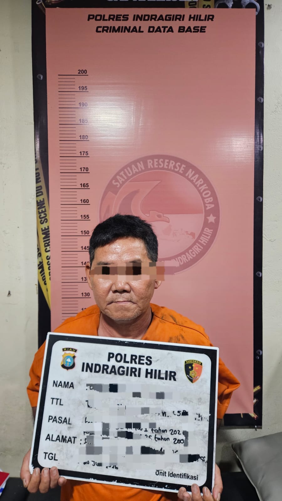 Polres Inhil Ungkap Kasus Peredaran Sabu 13,42 Gram di Kecamatan Kempas