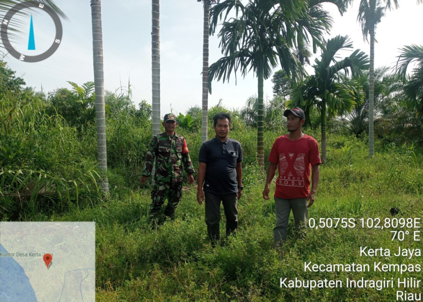 Guna Cegah Kebakaran, Babinsa Koramil 03/Tpl Turun Lakukan Patroli Rutin Karlahut
