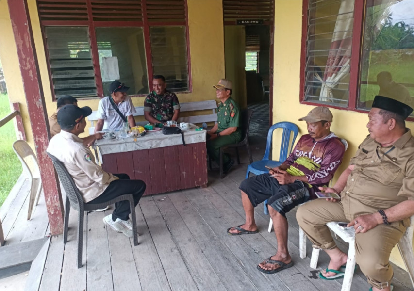 Babinsa Koramil 07/Reteh: Jembatan Silaturahmi dengan Aparatur Pemerintah