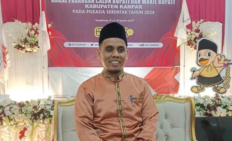 KPU Kampar Tetapkan 4 Paslon di Pilkada Kampar 2024, Besok Pencabutan Nomor Urut