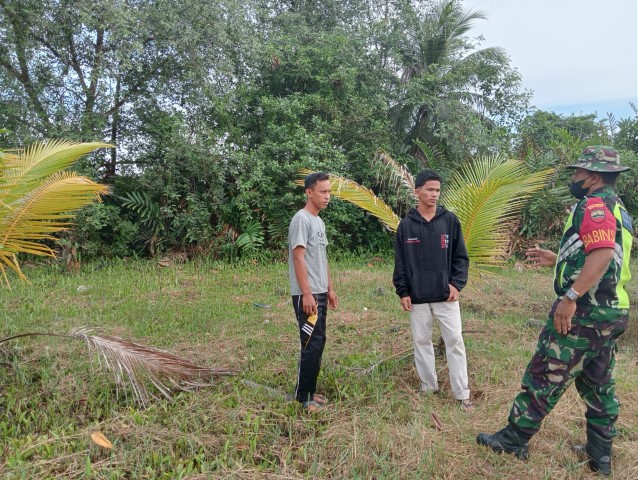 Cegah Kebakaran, Pelda Zulfahmi Rutin Adakan Patroli dan Sosialisasi
