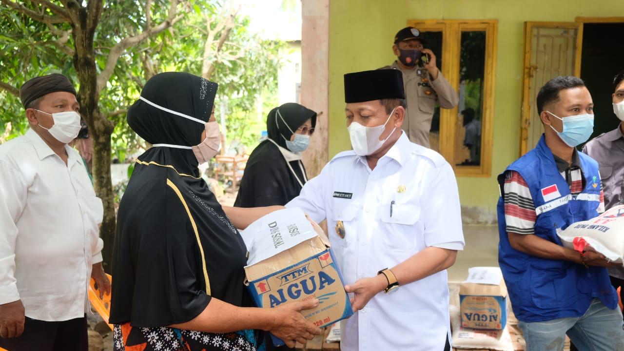 Plt Wali Kota bersama Forkopimda Tanjungbalai Kunjungi Korban Kebakaran di Teluk Nibung