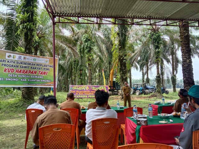 PSR di KUD Harapan Tani Desa Sungai Bawang Kuansing Mulai Dikerjakan