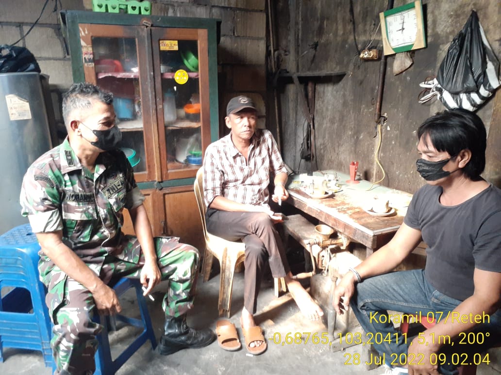 Pelda Nofiandi Tetap Lakukan Komsos Bersama Masyarakat