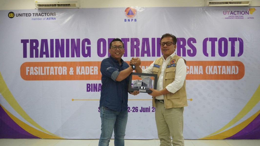 United Tractors Bersama BNPB Bangun Desa yang Lebih Tangguh terhadap Bencana