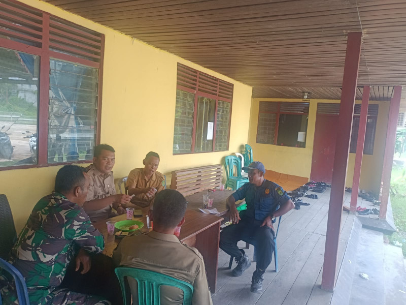 Babinsa Koramil 07/Reteh Harapkan Kerjasama yang Kuat Dengan Pemerintah Desa