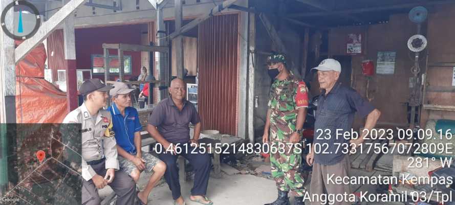 Melalui Komsos, Dekatkan Babinsa 03/Tempuling Dan Bhabinkamtibmas Dengan Warga Binaan