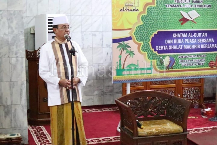 Bupati Inhil Hadiri Khatam AL-QUR'AN Dan Buka Puasa Bersama Di Masjid Agung AL-HUDA