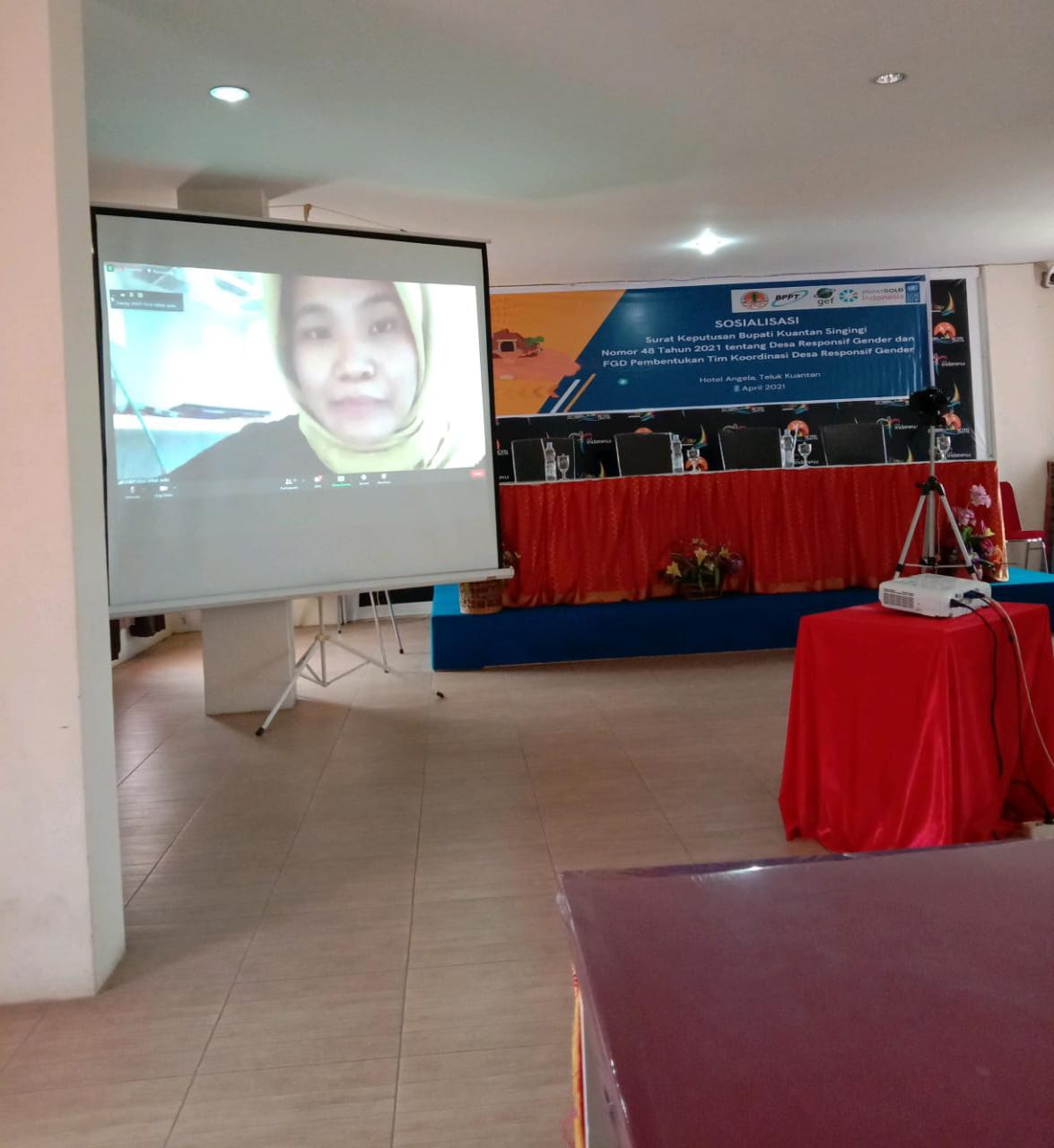 DP2KBP3A Kuansing Ikuti Kegiatan Model Desa Responsif Gender Sektor PESK