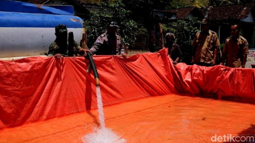 Kekeringan Merambah Hingga Wilayah Kota Trenggalek