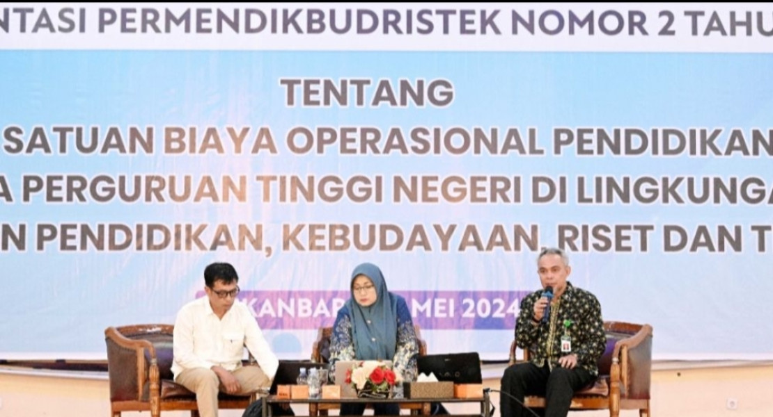 UNRI Sosialisasi Implementasi Permendikbudristek Terkait UKT dan IPI
