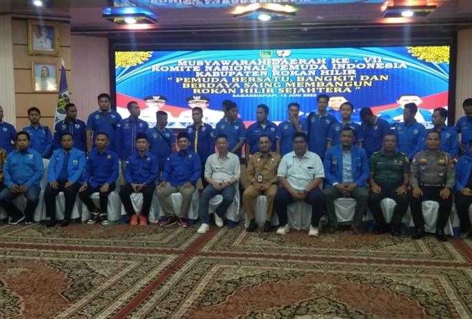 Musda ke-VII KNPI Rohil Secara Resmi Dibuka Bupati Aprizal Sintong