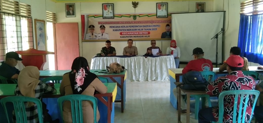 Danramil 07/Reteh Lakukan Rapat Pembubaran Terhadap Panitia HUT RI Ke 77 di Kecamatan Reteh