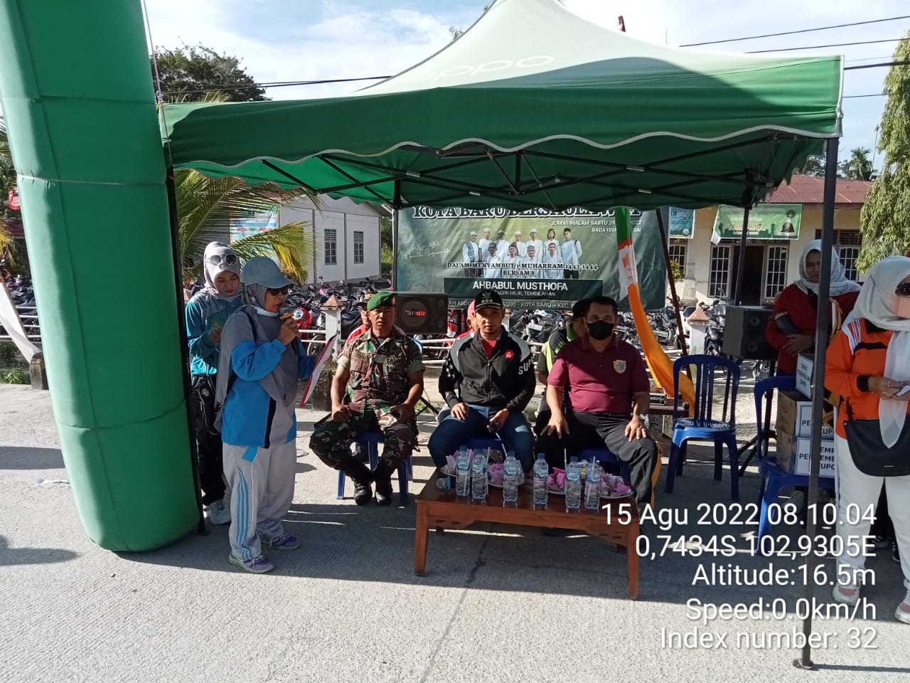 Danramil 09/Kemuning Lakukan Gerak Jalan Santai Bersama Warga Binaan