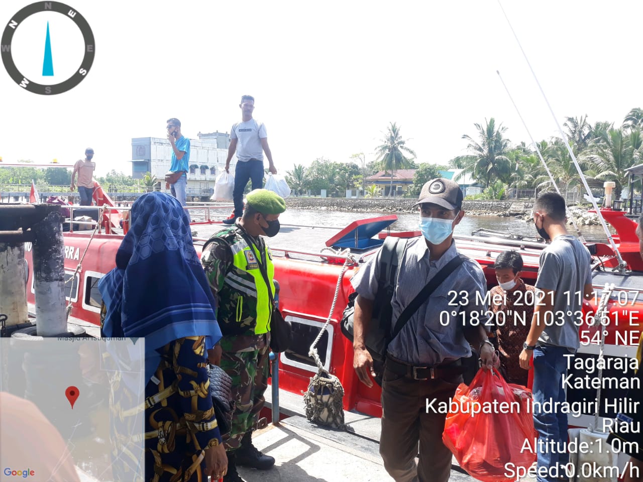 Penegakan Disiplin Terus Dilakukan Sertu Wirman di Pelabuhan