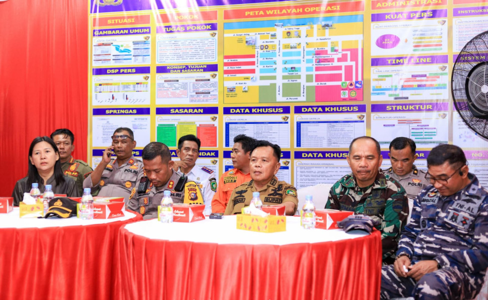 Bersama Unsur Forkopimda, Plt Bupati Asmar Zoom Meeting dengan Kapolri dan Panglima TNI