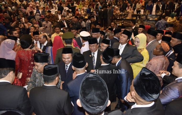 Bupati HM.Wardan Hadiri Pelantikan Anggota DPRD Riau masa Jabatan 2019-2024
