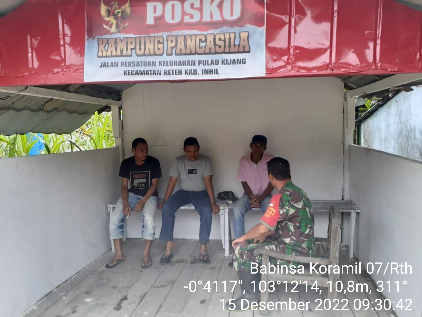 Himbauan Sosialisasi Di Kampung Pancasila Oleh Pelda Nofiandi