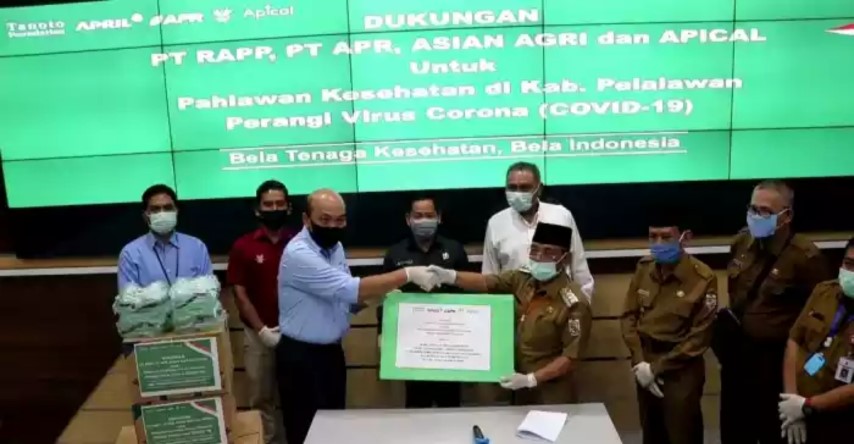 RAPP, APR, Asian Agri Serahkan Bantuan APD bagi Tenaga Kesehatan  