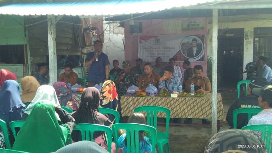 Temu Ramah dan Reses Anggota DPRD Kabupaten Inhil Yang Didampingi Danramil 07/Reteh
