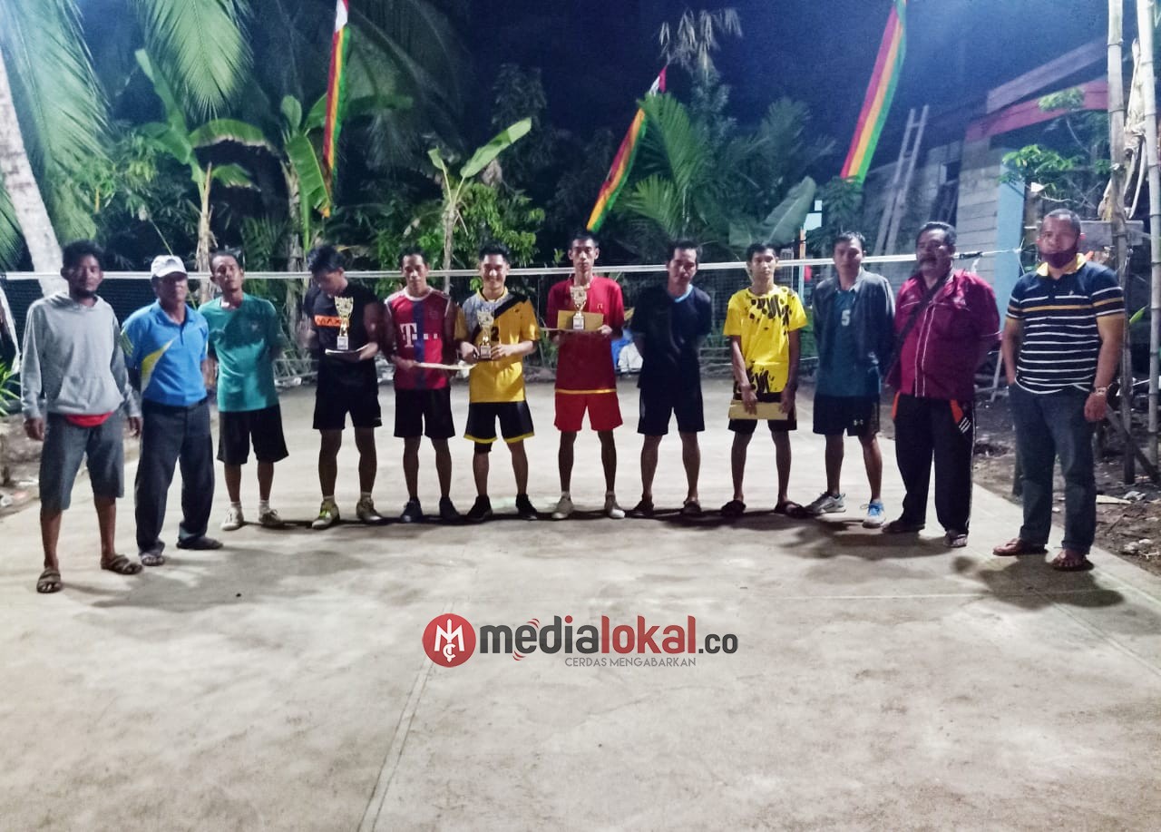 Hidayat Cup Meriahkan HUT RI ke-75 di Desa Teluk Dalam Kuindra