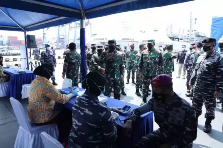 130.000 Prajurit TNI Jalani Vaksinasi Covid-19 AstraZeneca di 10 Provinsi