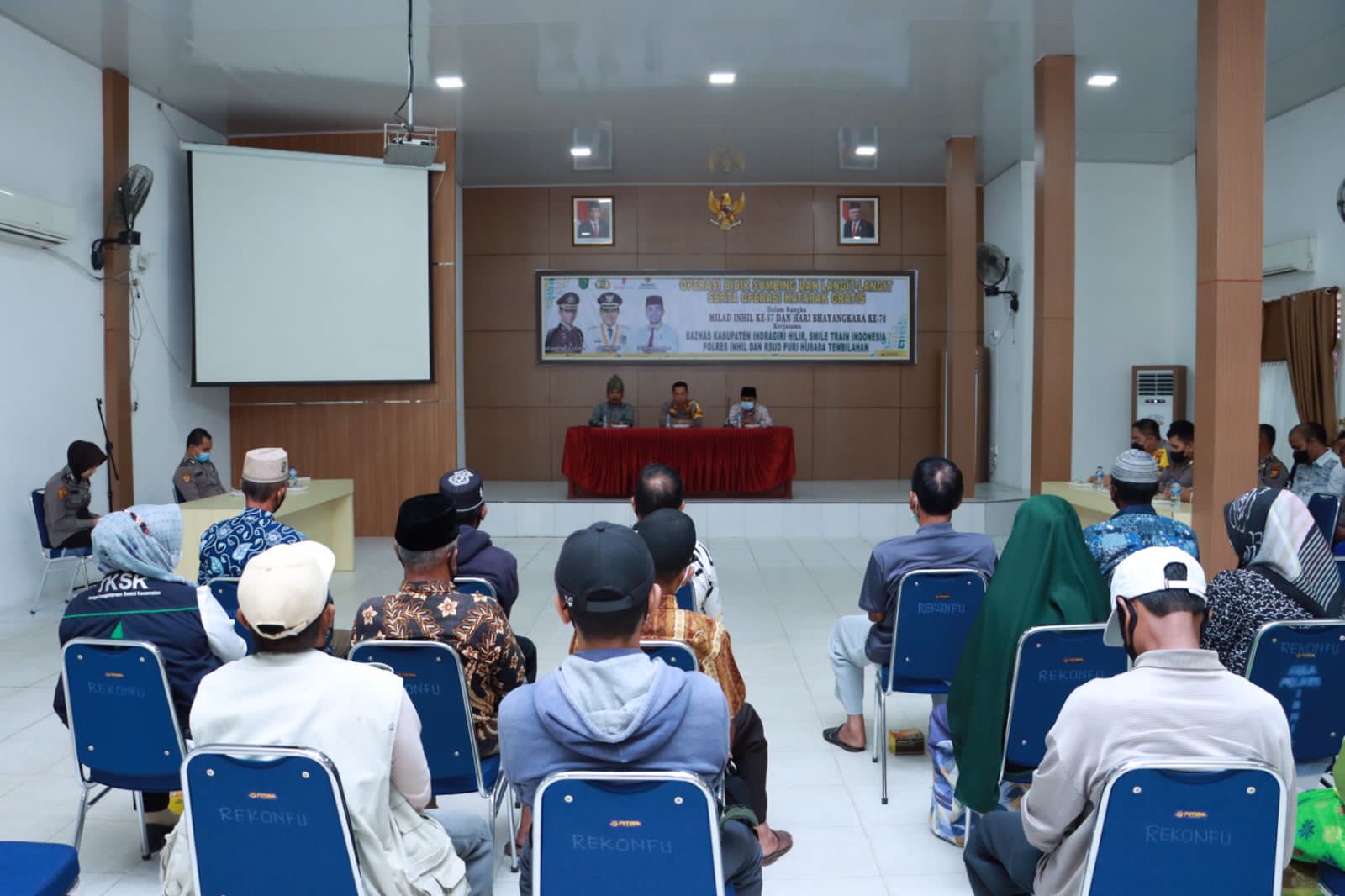 Kegiatan Sosial Operasi Bibir Sumbing Dalam Rangka Milad Kabupaten Inhil dan HUT Bhayangkara