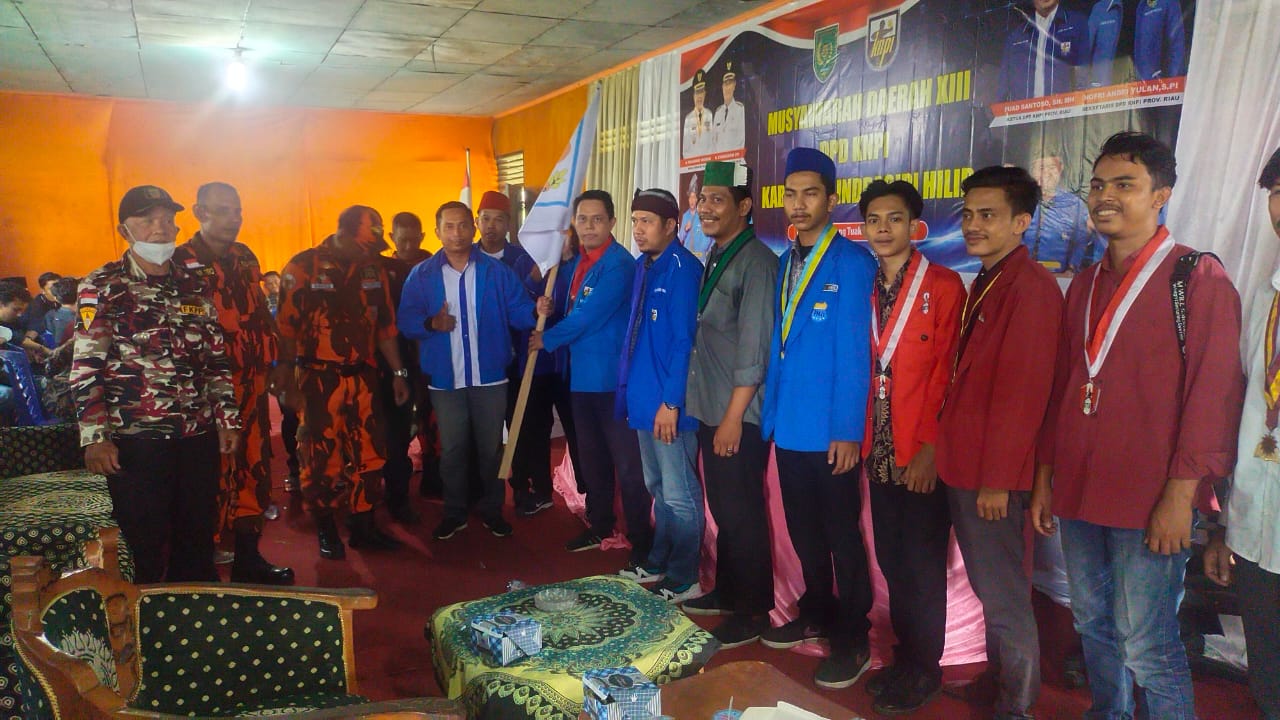 Sah, Mahmudin dan Aditiya Prahara Resmi Terpilih Sebagai Ketua dan Sekretaris KNPI Inhil 2022-2025 